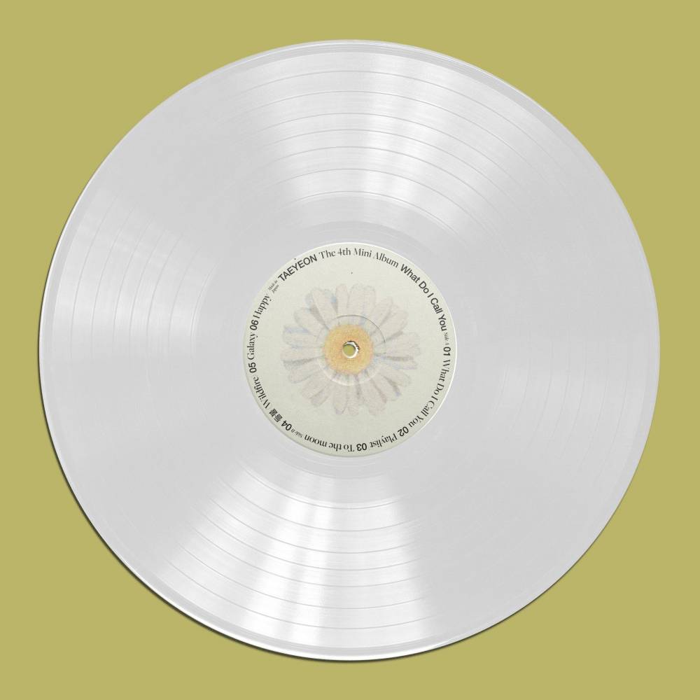 少女時代 テヨン What Do I Call You アナログ レコード TAEYEON 4TH MINI ALBUM 'WHAT DO I CALL YOU' VINYL
